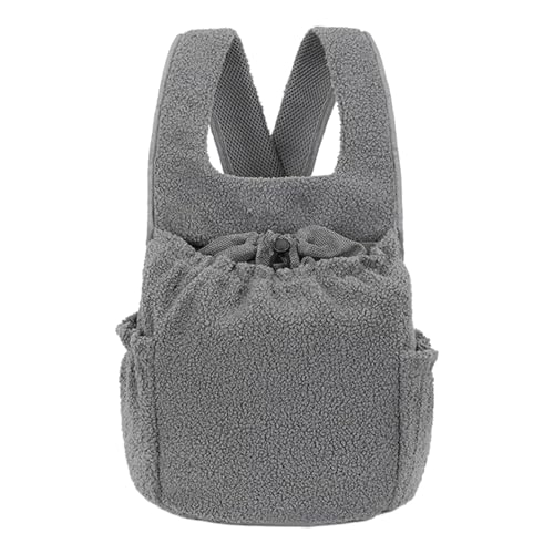 Rucksack für Hunde und Katzen - Frontrucksack für Hunde Haustiertasche Max 4 kg Wandern | Outdoor Katzentransportbox 28 x 16 x 26 cm mit Seitentaschen für Katzen, kleine Hunde von Whnbuij