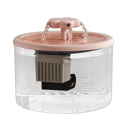 Ruhige Katzenwasserbrunnen - 1,2 l Frischflussfutter, Aqua -Purifikatorschale | Silent Running Reservoir, Circulator, Multi-Pet-Wässerung Hub für heimische, konstante Versorgung Kitty Wellness Device von Whnbuij