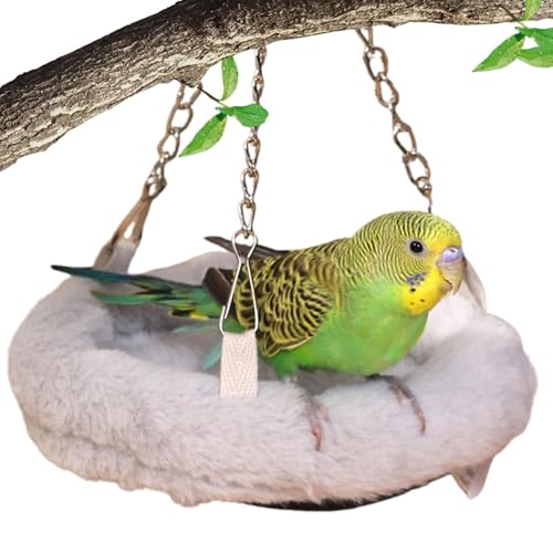 Vogelbett für Vogelkäfig, Nymphensittich-Vogelhaus schlafende Vogelhütte mit Sittichen - Vogelschaukel Vogelbett aus Plüsch, Hängematte für Papageienkäfig für Vogelbett für Vogelkäfig, Nymphensittich-Vogelhaus schlafende Vogelhütte mit Sittichen - Vogelschaukel Vogelbett aus Plüsch, Hängematte für Papageienkäfig für von Whnbuij