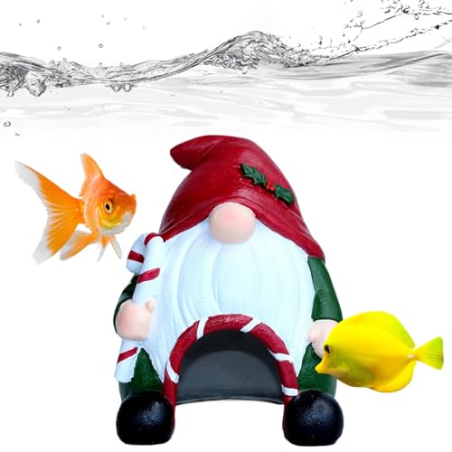 Weihnachtsszene 'Aquarium - Festliches Ornament mit stabiler Basis, Dekoration 'Aquarium aus Harz | Festliche Landschaftsgestaltung für Aquarien Multifunktional mit stabiler Basis, displayiz von Whnbuij