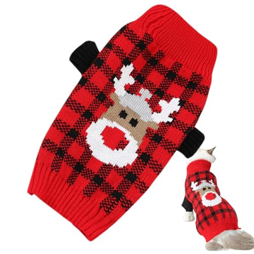 Welpen Pullover für kleine Hunde, Weihnachtspullover für Hunde | Weiche Hundehemden Warmer Hundepullover, Haustierpullover mit aus atmungsaktivem Stoff von Whnbuij