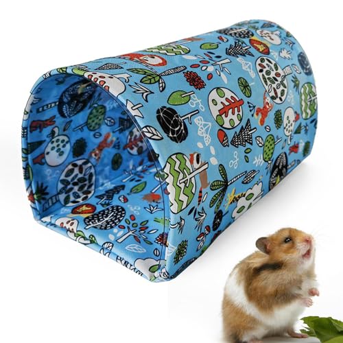 Whnbuij Hamster-Tunnelspielzeug – zusammenklappbarer Kleintier-Tunnel, Igel zum Verstecken und Ausruhen, Kleintier-Tunnel für Frettchen, Hamster, Chinchilla, Igel Whnbuij Hamster-Tunnelspielzeug – zusammenklappbarer Kleintier-Tunnel, Igel zum Verstecken und Ausruhen, Kleintier-Tunnel für Frettchen, Hamster, Chinchilla, Igel von Whnbuij