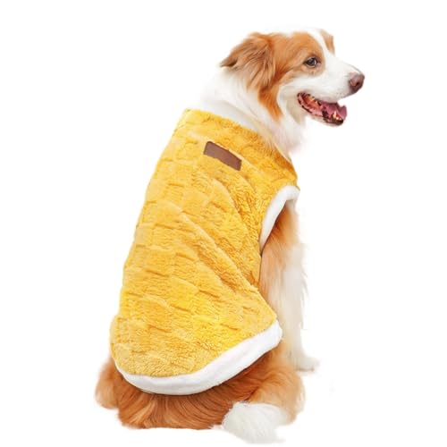 Whnbuij Hunde-Winterjacke, Hunde-Winterpullover, Plüsch, Katzenmantel, Pyjama, Hunde-Winterweste, dicke Schneejacke für mittelgroße und große Hunde, Katzen, Haustierbedarf Whnbuij Hunde-Winterjacke, Hunde-Winterpullover, Plüsch, Katzenmantel, Pyjama, Hunde-Winterweste, dicke Schneejacke für mittelgroße und große Hunde, Katzen, Haustierbedarf von Whnbuij
