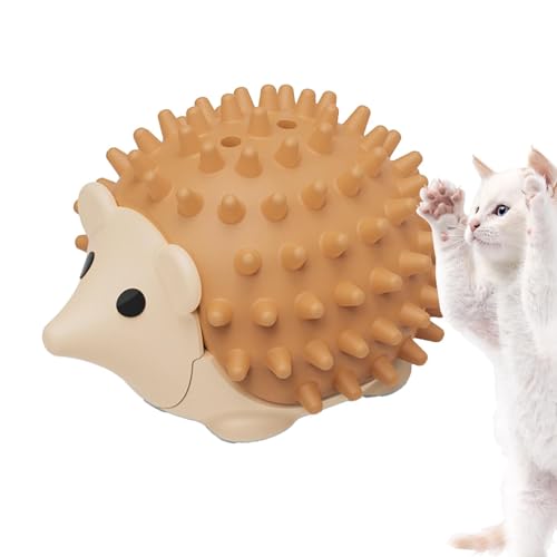 Whnbuij Katzenball – Interaktives Katzenspielzeug für Katzen, Wandleckball, Eckpfleger in Igelform | Reibstange für Katzen, stimulierende Energiekugel, Katzenspielzeug, AC von Whnbuij