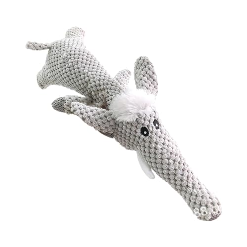 Whnbuij Kauspielzeug für Hunde, quietschendes Kauspielzeug für Welpen, Elefantenform, Zahnen, Welpenspielzeug, gefülltes Hundespielzeug für Welpen, Spielzeit, Training Whnbuij Kauspielzeug für Hunde, quietschendes Kauspielzeug für Welpen, Elefantenform, Zahnen, Welpenspielzeug, gefülltes Hundespielzeug für Welpen, Spielzeit, Training von Whnbuij