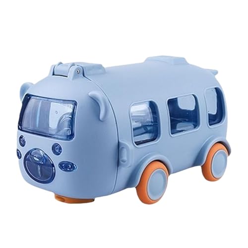 Whnbuij Wasserbecher für Bus: Wasserflasche für Schulbus, 500 ml, auslaufsichere Flasche mit Schultergurt | kleine Wasserflasche in Krugform mit Rollen von Whnbuij