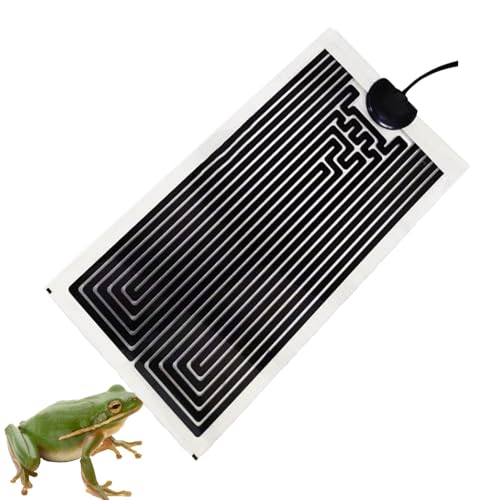 Whnbuij Wasserdichte Thermomatte für Reptilien, Heizkissen für Reptilien, Heizkissen für einstellbare Temperatur - Heizmatte für Reptilien, Wärmematte für Ret Whnbuij Wasserdichte Thermomatte für Reptilien, Heizkissen für Reptilien, Heizkissen für einstellbare Temperatur - Heizmatte für Reptilien, Wärmematte für Ret von Whnbuij