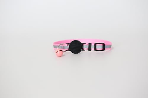 Breakaway-Katzenhalsband mit Glöckchen, Sicherheitsschnalle, Kätzchenhalsband, mit Namensschild, verstellbar, passend für Mädchen, Katzen, männliche Katzen, Haustierbedarf, Sachen, Zubehör (Rosa-1) Breakaway-Katzenhalsband mit Glöckchen, Sicherheitsschnalle, Kätzchenhalsband, mit Namensschild, verstellbar, passend für Mädchen, Katzen, männliche Katzen, Haustierbedarf, Sachen, Zubehör (Rosa-1) von WhoseID