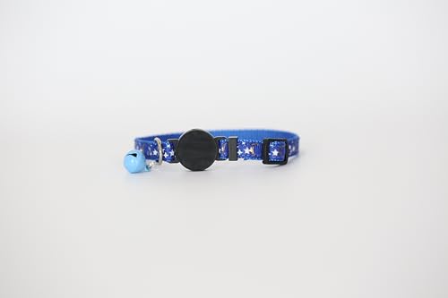 Breakaway-Katzenhalsband mit Glöckchen, Sicherheitsschnalle, Kätzchenhalsband, mit Namensschild, verstellbar, passend für Mädchen, Katzen, männliche Katzen, Haustierbedarf, Sachen, Zubehör (Blau-5) Breakaway-Katzenhalsband mit Glöckchen, Sicherheitsschnalle, Kätzchenhalsband, mit Namensschild, verstellbar, passend für Mädchen, Katzen, männliche Katzen, Haustierbedarf, Sachen, Zubehör (Blau-5) von WhoseID