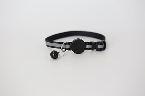 Breakaway-Katzenhalsband mit Glöckchen, Sicherheitsschnalle, Kätzchenhalsband, mit Namensschild, verstellbar, passend für Mädchen, Katzen, männliche Katzen, Haustierbedarf, Sachen, Zubehör (Schwarz, 1 Breakaway-Katzenhalsband mit Glöckchen, Sicherheitsschnalle, Kätzchenhalsband, mit Namensschild, verstellbar, passend für Mädchen, Katzen, männliche Katzen, Haustierbedarf, Sachen, Zubehör (Schwarz, 1 von WhoseID