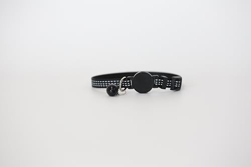Breakaway-Katzenhalsband mit Glöckchen, Sicherheitsschnalle, Kätzchenhalsband, mit Namensschild, verstellbar, passend für Mädchen, Katzen, männliche Katzen, Haustierbedarf, Sachen, Zubehör (Schwarz, 4 Breakaway-Katzenhalsband mit Glöckchen, Sicherheitsschnalle, Kätzchenhalsband, mit Namensschild, verstellbar, passend für Mädchen, Katzen, männliche Katzen, Haustierbedarf, Sachen, Zubehör (Schwarz, 4 von WhoseID