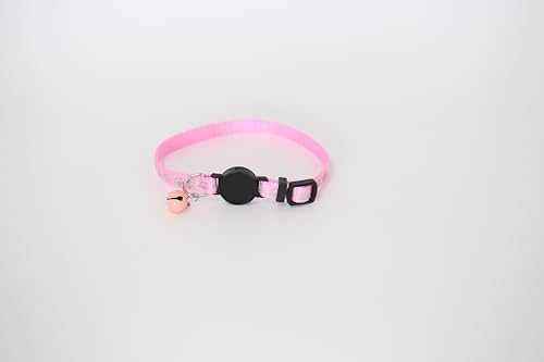 Breakaway-Katzenhalsband mit Glöckchen, Sicherheitsschnalle, Kätzchenhalsband, mit Namensschild, verstellbar, passend für Mädchen, Katzen, männliche Katzen, Haustierbedarf, Sachen, Zubehör (Rosa-3) Breakaway-Katzenhalsband mit Glöckchen, Sicherheitsschnalle, Kätzchenhalsband, mit Namensschild, verstellbar, passend für Mädchen, Katzen, männliche Katzen, Haustierbedarf, Sachen, Zubehör (Rosa-3) von WhoseID