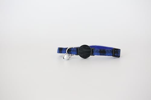 Breakaway-Katzenhalsband mit Glöckchen, Sicherheitsschnalle, Kätzchenhalsband, mit Namensschild, verstellbar, passend für Mädchen, Katzen, männliche Katzen, Haustierbedarf, Sachen, Zubehör (Blau-2) Breakaway-Katzenhalsband mit Glöckchen, Sicherheitsschnalle, Kätzchenhalsband, mit Namensschild, verstellbar, passend für Mädchen, Katzen, männliche Katzen, Haustierbedarf, Sachen, Zubehör (Blau-2) von WhoseID
