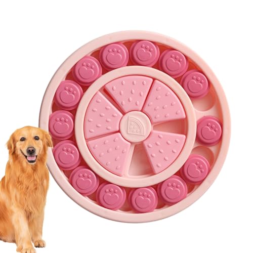 Langsames Futterspielzeug für Hunde, Puzzle-Leckerli-Spielzeug für Hunde - Slow Feeder Anti-Erstickungs-Leckerli-Spielzeug - Lernspielzeug zum Spielen, zur Verhinderung von übermäßigem Essen, Whrcy von Whrcy