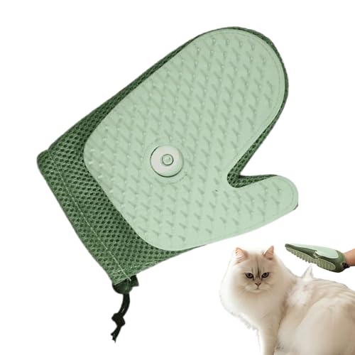 Tierhaarentferner-Handschuh – Fellpflege-Handschuh für Haustiere, wiederverwendbares Reinigungswerkzeug für Katzen, Hunde, Reinigungswerkzeug für Couch, Bad, Kleidung von Whrcy