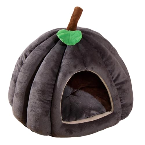 Whrcy Halloween Katzenbett, Haustierhöhlenbett, Kürbisförmige Höhlenbetten für kleine Hunde, Geschlossenes thermisches Haustierhaus, Haustierschlafbett für Hauskatzen und kleine Hunde Whrcy Halloween Katzenbett, Haustierhöhlenbett, Kürbisförmige Höhlenbetten für kleine Hunde, Geschlossenes thermisches Haustierhaus, Haustierschlafbett für Hauskatzen und kleine Hunde von Whrcy
