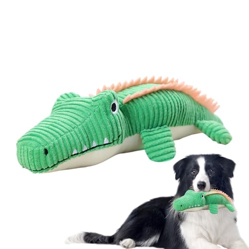 Whrcy Hundeplüschspielzeug, Plüschhundspielzeug, Hundeplüschspielzeug für großes Haustier, Zahnen Krokodilgefüllter Tierkauen bissbeständig Whrcy Hundeplüschspielzeug, Plüschhundspielzeug, Hundeplüschspielzeug für großes Haustier, Zahnen Krokodilgefüllter Tierkauen bissbeständig von Whrcy