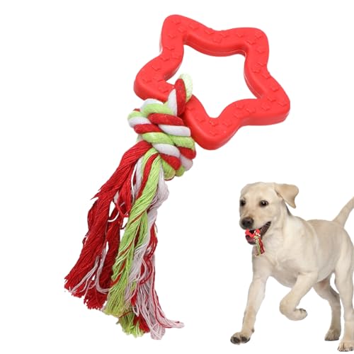 Whrcy Hundeseilspielzeug | Mundpflege-Kauspielzeug für Welpen,Beißspielzeug für Welpen, langlebiges Kauspielzeug für Welpen, zum Spielen und Training von Whrcy