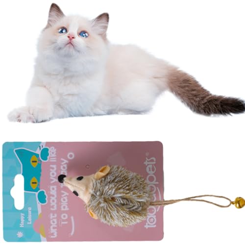 Whrcy Katzenspielzeug, gefüllt, interaktives Spielzeug aus Plüsch für Kätzchen, bissfest, mit Sound, weiches Spielzeug für Kätzchen zum Entspannen, Erkunden, Beißen, Indoor-Spielzeug Whrcy Katzenspielzeug, gefüllt, interaktives Spielzeug aus Plüsch für Kätzchen, bissfest, mit Sound, weiches Spielzeug für Kätzchen zum Entspannen, Erkunden, Beißen, Indoor-Spielzeug von Whrcy