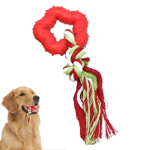 Whrcy Kauspielzeug aus Seil für Hunde – Kauspielzeug für die Mundpflege für kleine Hunde, langlebiges Spielzeug für Haustiere, Spielzeug für Welpen in Lebensmittelqualität von Whrcy