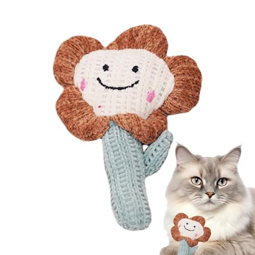 Whrcy Kauspielzeug für Kätzchen, Katzenspielzeug, Kauspielzeug aus Plüsch, bissfest, Katzenkissenspielzeug mit Katze, unterhaltsames Cartoon-Spielzeug für Kätzchen, Spielzeug Whrcy Kauspielzeug für Kätzchen, Katzenspielzeug, Kauspielzeug aus Plüsch, bissfest, Katzenkissenspielzeug mit Katze, unterhaltsames Cartoon-Spielzeug für Kätzchen, Spielzeug von Whrcy