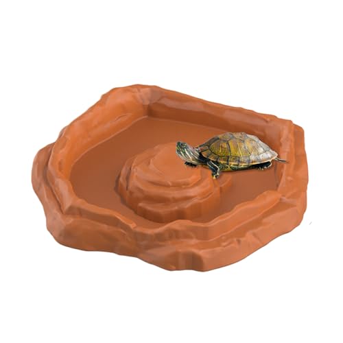 Whrcy Schildkröten Fressnapf | Reptilien Pool Becken - Antirutsch Napf Mit Rutsche Für Schildkröten Echsen Geckos Aquarium Terrarium Habitat Whrcy Schildkröten Fressnapf | Reptilien Pool Becken - Antirutsch Napf Mit Rutsche Für Schildkröten Echsen Geckos Aquarium Terrarium Habitat von Whrcy