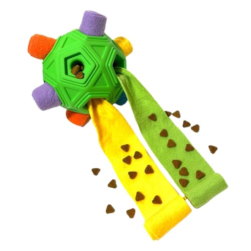 Whrcy Schnüffelspielzeug für Hunde, Schnüffelspielzeug für Hunde, interaktiver Schnüffelball mit langsamer Fütterung – Schnüffelball für Hunde, Kauspielzeug und Puzzle für Training Whrcy Schnüffelspielzeug für Hunde, Schnüffelspielzeug für Hunde, interaktiver Schnüffelball mit langsamer Fütterung – Schnüffelball für Hunde, Kauspielzeug und Puzzle für Training von Whrcy