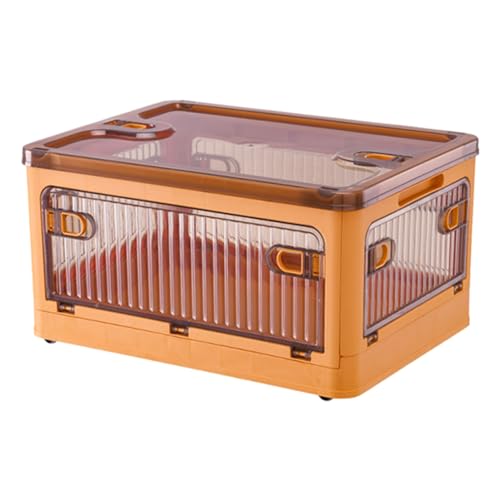 Whrcy Stapelbare Aufbewahrungsboxen | Faltbare Aufbewahrungsbox mit Rollen und Deckel | Leicht zu öffnende Aufbewahrungsboxen mit Rollen für Bettdecken, Spielzeug, Snacks, Bücher, Schreibwaren Whrcy Stapelbare Aufbewahrungsboxen | Faltbare Aufbewahrungsbox mit Rollen und Deckel | Leicht zu öffnende Aufbewahrungsboxen mit Rollen für Bettdecken, Spielzeug, Snacks, Bücher, Schreibwaren von Whrcy
