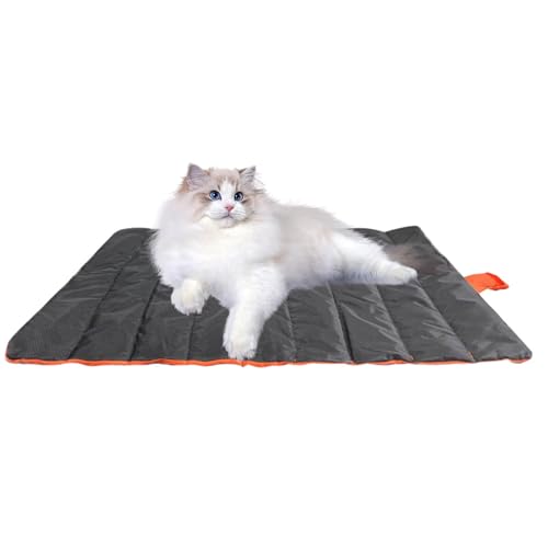 Whrcy Tragbare Hundematte, wasserdichte Hundebetten,Faltbares Haustierbett, Kühlmatten für Hunde und Katzen | Leicht, groß, mit Tragetasche, multifunktional für Welpen, Katzen, Outdoor-Reisen von Whrcy