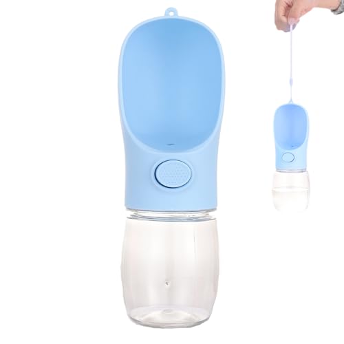 Whrcy Tragbare Wasserflasche für Hunde, große Wasserspender für Hunde, 350 ml – Wasserflaschen auslaufsicher für Haustiere, Wasserspender für Haustiere von Whrcy