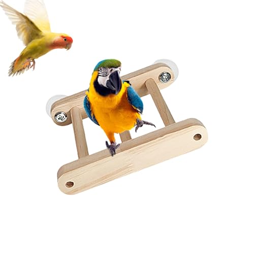 Whrcy Vogelleiter aus, Vogelleitern für Papageien | Klappbare Papageien-Kletterleiter | Mehrzweck-Vogelleiter, lustiger Papageiensitz für Wellensittiche, Sittiche, Kolibris von Whrcy