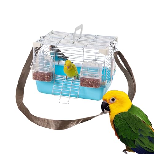 Whrcy Vogeltransportbox | Tragbare Wellensittich-Transportbox - Robustes Haustierzubehör Für Kleintiere Unterwegs & Zuhause von Whrcy