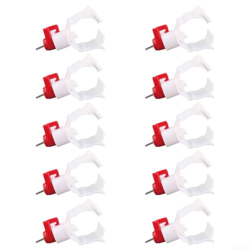 Set mit 10 automatischen Trinkbechern für Hühner, erhöht die Effizienz in der Geflügelzucht Set mit 10 automatischen Trinkbechern für Hühner, erhöht die Effizienz in der Geflügelzucht von Whychstore