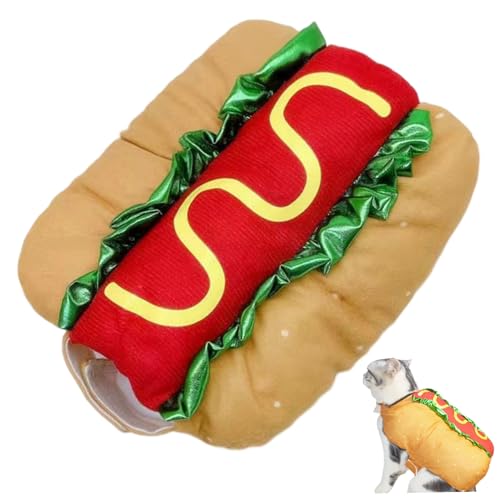 Hunde Hot Dog Kostüm, Hotdog -Kostüm, lustige Hamburger Halloween -Kostüme, warme weiche Haustierbekleidung für Weihnachten Halloween Carnival Party, m Hunde Hot Dog Kostüm, Hotdog -Kostüm, lustige Hamburger Halloween -Kostüme, warme weiche Haustierbekleidung für Weihnachten Halloween Carnival Party, m von Whyzsjnclg
