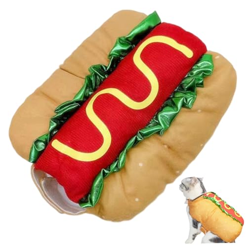 Hunde Hot Dog Kostüm, Hotdog -Kostüm, lustige Hamburger Halloween -Kostüme, warme weiche Haustierbekleidung für Weihnachten Halloween Carnival Party, s Hunde Hot Dog Kostüm, Hotdog -Kostüm, lustige Hamburger Halloween -Kostüme, warme weiche Haustierbekleidung für Weihnachten Halloween Carnival Party, s von Whyzsjnclg