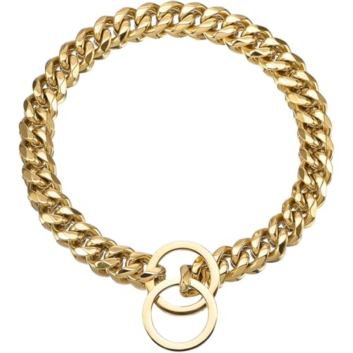 Hundekettenkragen, Hundeschlangenkragen 24 '' Langgeschweißtes Glied Edelstahlkettenkragen mit Schnalle leicht zu tragen und zu entfernen schläfrig Hundekettenkragen für kleine, mittlere und große Hu Hundekettenkragen, Hundeschlangenkragen 24 '' Langgeschweißtes Glied Edelstahlkettenkragen mit Schnalle leicht zu tragen und zu entfernen schläfrig Hundekettenkragen für kleine, mittlere und große Hu von Whyzsjnclg
