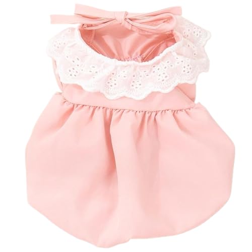 Hundekleid, Hundekleid, süße weiche Polyester Ärmel und geschwollener Rock mit Spitzenkragen atmungsaktiv für Innenhüter Hundekleid, Hundekleid, süße weiche Polyester Ärmel und geschwollener Rock mit Spitzenkragen atmungsaktiv für Innenhüter von Whyzsjnclg