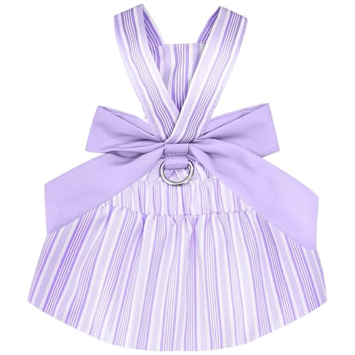 Hundekleid, Welpenkleidung für kleine Hunde Mädchen süße Bowknot-Design Hundelad von Whyzsjnclg