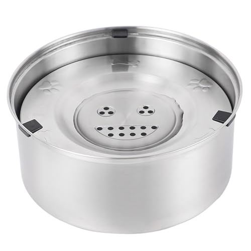 Keine Verschüttungswasserschale für Hunde, Hundwasserschüssel 3L Edelstahl ohne Verschüttung für Hunde Staubdicht für Katzen Haustierbesitzer Geschenke von Whyzsjnclg
