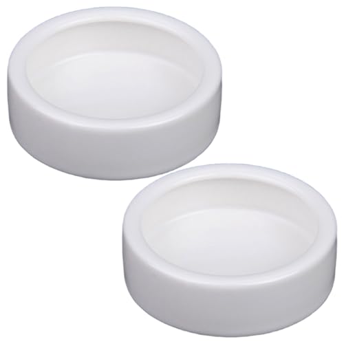 Reptilienfütterung, 2pcs Reptilienfuttergericht 2.8x0.8 Runde Anti-Esk-Keramik-Fütterung für Zuhause Reptilienfütterung, 2pcs Reptilienfuttergericht 2.8x0.8 Runde Anti-Esk-Keramik-Fütterung für Zuhause von Whyzsjnclg