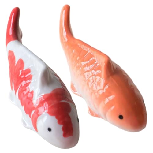 Whyzsjnclg Koi Fischdekor, falsche Fische, 2pcs Keramik Koi Dekor, 3, 9 x 1, 4x1, 6 Zoll Realistisches schwimmendes Aquarium für Feengarten -Teichbrunnen Whyzsjnclg Koi Fischdekor, falsche Fische, 2pcs Keramik Koi Dekor, 3, 9 x 1, 4x1, 6 Zoll Realistisches schwimmendes Aquarium für Feengarten -Teichbrunnen von Whyzsjnclg