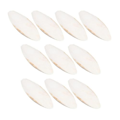 Whyzsjnclg Sicht gegen den Backbone, Vogel -Cuttlebone -Kauen -Spielzeug -Papageien -Tintenfischknochen natürliche Sicherheit Kaukuddel -Knochen 10pc für Innenräume von Whyzsjnclg