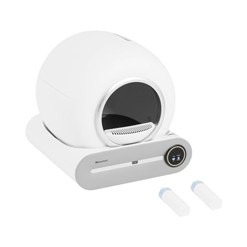 Wiesenfield WIE-SL-03 Selbstreinigendes Katzenklo mit App-Steuerung ⌀25 cm Öffnung 65 l Innenraum inkl. Müllbeutel automatische elektrische Katzentoilette mit WiFi steuerbar Wiesenfield WIE-SL-03 Selbstreinigendes Katzenklo mit App-Steuerung ⌀25 cm Öffnung 65 l Innenraum inkl. Müllbeutel automatische elektrische Katzentoilette mit WiFi steuerbar von Wiesenfield