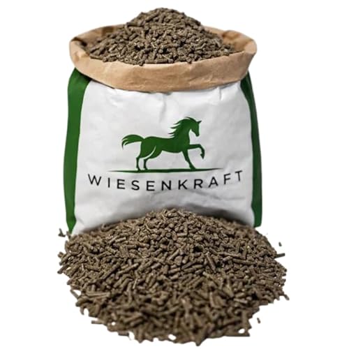 Wiesenkraft Wikra ForSure, Zusatzfutter für Pferde, 100% natürlich, mit Tierärzten entwickelt, bei Magenproblemen, Kotwasser, Darmbeschwerden, Industriezuckerfrei, Getreidefrei, Melassefrei (10kg) von Wiesenkraft