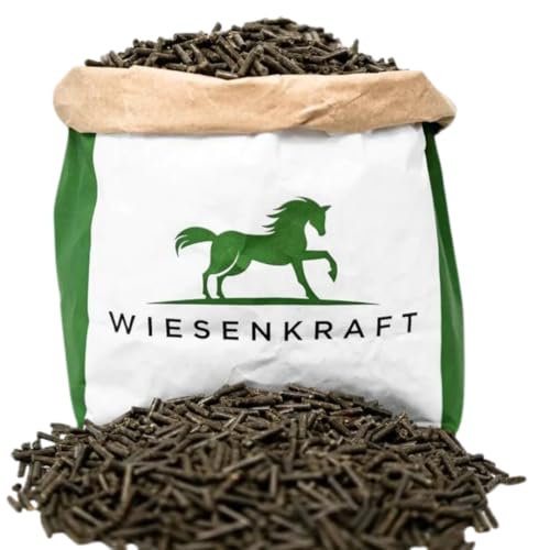 Wiesenkraft Wikra Mineral, Zusatzfutter für Pferde, 100% natürlich, mit Tierärzten entwickelt, reich an Vitamin E, Zink, Spirulina, Aminosäuren, hochwertige Eiweiße, für alle Pferderassen (10kg) von Wiesenkraft