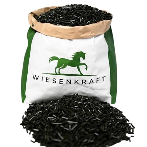 Wiesenkraft Wikra Muskel, Zusatzfutter für Pferde, 100% natürlich, mit Tierärzten entwickelt für Muskelaufbau und Muskelerhalt, Kombination an reichhaltigen Proteinen, mit natürlichem Vitamin E (10kg) von Wiesenkraft