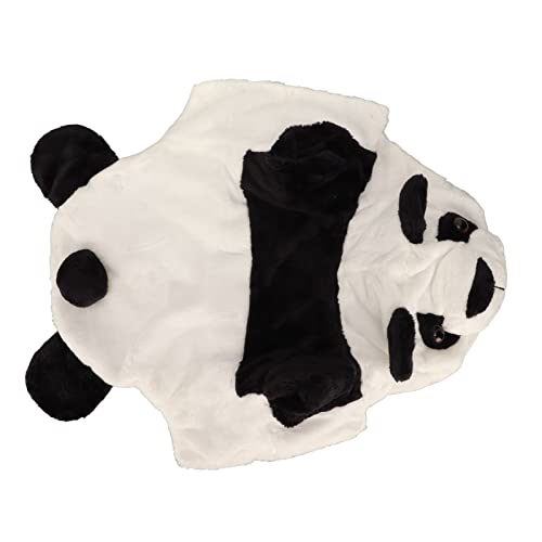 Hunde-Panda-Kostüm, Weicher Stoff, Panda-Hundekleidung, Haarschutz, Lockerer Ausschnitt, Büste, Anti-Sonnenbrand für Halloween (L) von Wifehelper