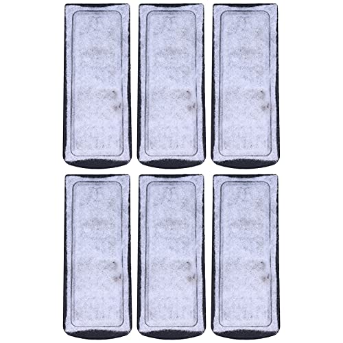 Wifehelper 6er-Pack Bio-Keramik-Ersatzkartusche für Slim-Filter, Aquarium-Filter-Baumwoll-Ersatzfilterkartusche, Wandmontiertes Filterzubehör für Aquarien von Wifehelper