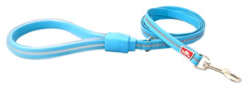 Wigzi 6GLSS58-BL Reflective Waterproof Gel Handle Leash, Einheitsgröße, neon blau von Wigzi