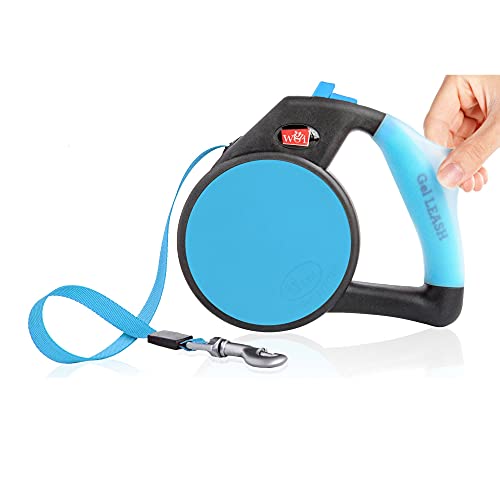Wigzi Einziehbare Gel-Leine, Blue Splash, 4 m von Wigzi